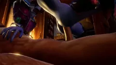 Play A Human and Night Elf Take Turns Riding a Massive Dick in This Epic Hentai Threesome Parody